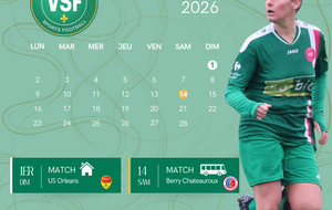 Calendrier Février R1 féminines