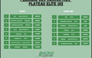 U13R2 : Plateau journée à La Riche 