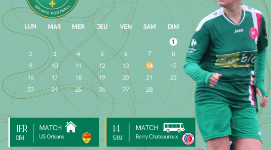 Calendrier Février R1 féminines